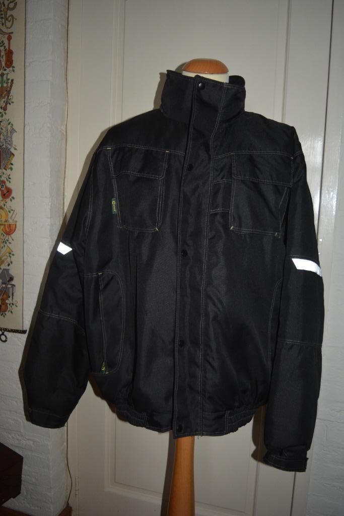 Cratex, zwarte werkjas 2XL, Kleding | Heren, Jassen | Winter, Zo goed als nieuw, Overige maten, Zwart, Ophalen of Verzenden
