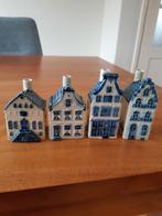 4 Klmhuisjes uit de prachtige serie Royal Delft Blue Holland, Verzamelen, Ophalen of Verzenden, Zo goed als nieuw