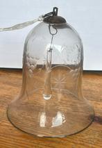 Glazen Antieke brocante tafelbel grootmoeders tijd druiven, Ophalen of Verzenden