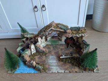 Handgemaakte Kerststal - Groot & Mooi  beschikbaar voor biedingen