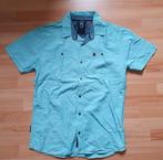 Blauw, groene blouse van Cult Edition maat XL van de Shouby., Kleding | Heren, Overhemden, Blauw, Halswijdte 43/44 (XL), Ophalen of Verzenden