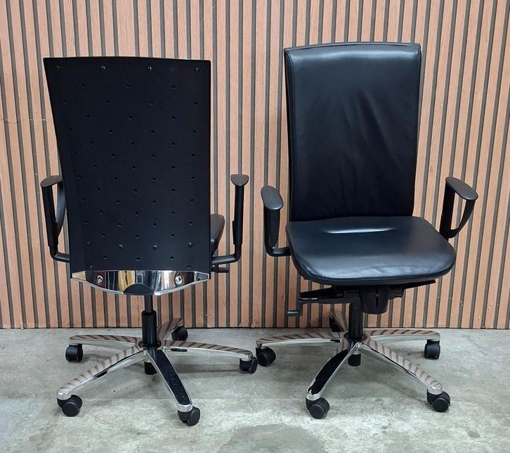 14 x König en Neurath Luxe Ergonomische bureaustoelen zwart, Huis en Inrichting, Bureaustoelen, Zo goed als nieuw, Zwart, Ophalen of Verzenden