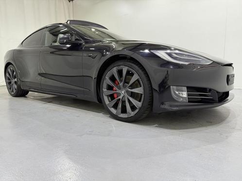 Tesla Model S 100D P 568kW Ludicrous+ (bj 2017, automaat), Auto diversen, Schadeauto's, Automaat, Elektrisch, Overige carrosserieën