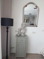 Wandspiegel in facet (de omtrek) geslepen, Ophalen, Zo goed als nieuw, Minder dan 100 cm, Rechthoekig