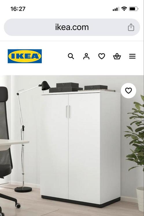 Ikea Galant kast met deuren - wit, Huis en Inrichting, Kasten | Kledingkasten, Zo goed als nieuw, 100 tot 150 cm, 25 tot 50 cm