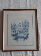 Anton Pieck prent in lijst, Antiek en Kunst, Kunst | Tekeningen en Foto's, Ophalen