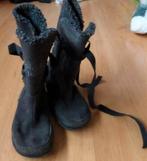 Suede donkergrijze gevoerde laarzen maat 32/33: ZGAN, Meisje, Ophalen of Verzenden, Laarzen, Zo goed als nieuw