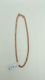 Rosé zilveren verstelbare jasseron armband., Sieraden, Tassen en Uiterlijk, Armbanden, Verzenden, Nieuw, Zilver, Zilver