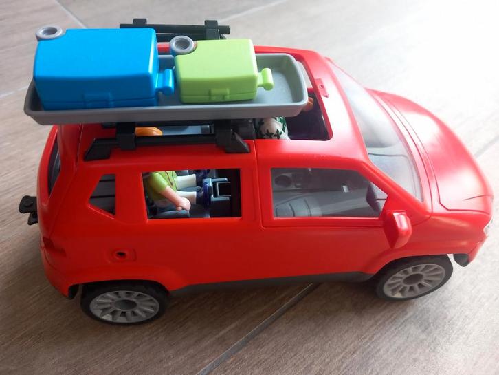 Playmobil 5436 Gezinsauto met dakkoffer- Summer Fun, Kinderen en Baby's, Speelgoed | Playmobil, Zo goed als nieuw, Complete set