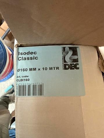 Isodec 160mm geïsoleerde slang - 9,5m over beschikbaar voor biedingen