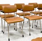 Vintage Gispen 1231 stoelen, info en prijs in beschrijving., Ophalen, Metaal, Overige kleuren, Retro vintage jaren 60 Gispen mid-century modern