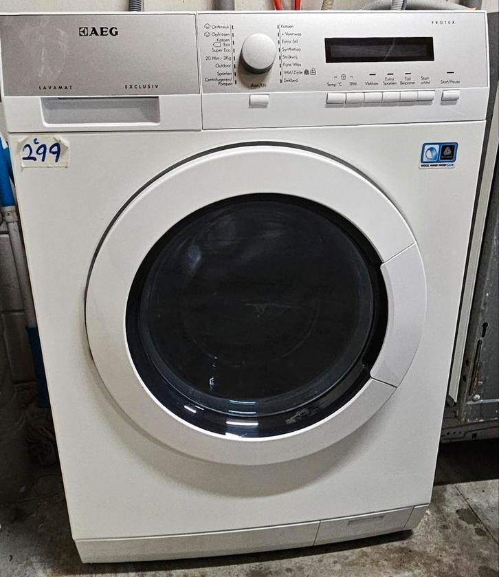 Wasmachine AEG 8kg, Witgoed en Apparatuur, Wasmachines, Gebruikt, 8 tot 10 kg, 85 tot 90 cm, 1600 toeren of meer, Ophalen