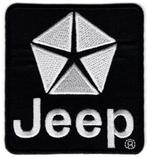 Jeep stoffen opstrijk patch embleem #4, Verzenden, Nieuw, Auto's