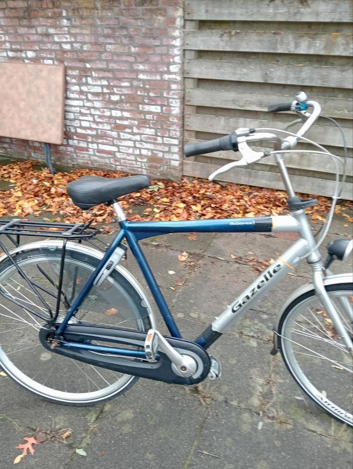 Gazelle Heren fiets te koop, Fietsen en Brommers, Fietsen | Dames | Damesfietsen, Gebruikt, Gazelle, Versnellingen, 53 tot 56 cm