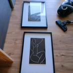 2 lijsten, Huis en Inrichting, Woonaccessoires | Lijsten, Ophalen of Verzenden, Gebruikt, 50 tot 75 cm, 50 tot 75 cm