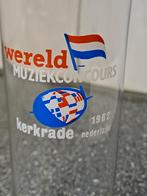 Vintage glas WMC wereldmuziek concours 1962 Kerkrade, Frisdrankglas, Ophalen of Verzenden, Zo goed als nieuw