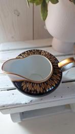 Echt Weimar kobalt vintage porseleinen melkkan, schenk kan, Vintage, Overige typen, Ophalen of Verzenden, Zo goed als nieuw