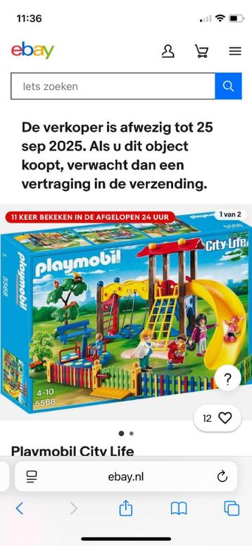 Playmobil playground  beschikbaar voor biedingen