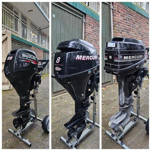 10/8 en 6 pk buitenboord motoren kortstaart, Watersport en Boten, Buiten- en Binnenboordmotoren, Zo goed als nieuw, Benzine, Buitenboordmotor