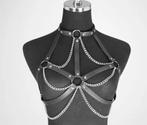Gothic pu leren harnas top kleding dames, Kleding | Dames, Ophalen of Verzenden, Nieuw, Zwart