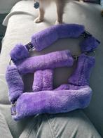 paars fluffie shetland halster, Ophalen