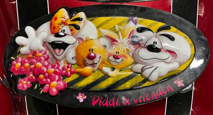 Diddl & Friends lichtbak, hanglamp,, Verzamelen, Diddl, Gebruikt, Overige typen, Verschillende figuren, Ophalen of Verzenden