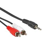 Audiokabel jack naar tulp 1.5 meter € 4,95 per stuk (Nieuw), Audio, Tv en Foto, Audiokabels en Televisiekabels, Nieuw, Luidsprekerkabel