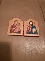 Ikonen set - Jezus en Maria, Ophalen of Verzenden, Nieuw, Beeld(je), Christendom | Katholiek