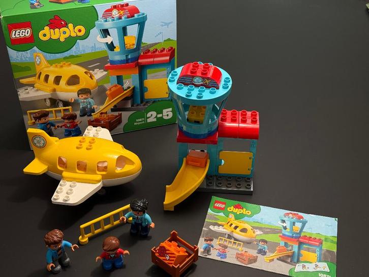 Lego Duplo "Vliegveld" 10871, Kinderen en Baby's, Speelgoed | Duplo en Lego, Zo goed als nieuw, Duplo, Complete set, Ophalen of Verzenden
