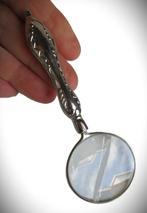 Loep~Vergrootglas~Verzilverd~Antieke Stijl~12 cm x 4 cm, Ophalen of Verzenden, Zo goed als nieuw, Vergrootglas of Loep