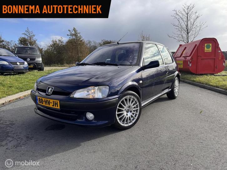 Peugeot 106 1.6-16V GTI, Auto's, Peugeot, Bedrijf, Te koop, Airbags, Airconditioning, Alarm, Centrale vergrendeling, Elektrische buitenspiegels