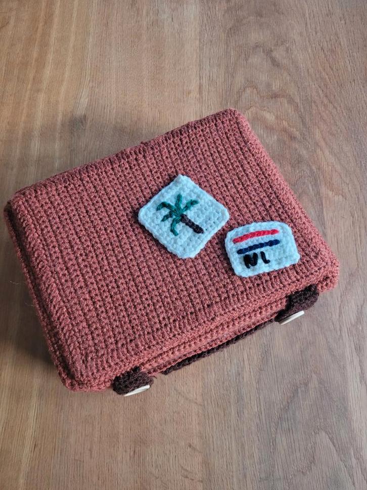 gehaakt meeneem muizenhuis koffertje met Sam en Julia, Kinderen en Baby's, Speelgoed | Knuffels en Pluche, Nieuw, Overige typen