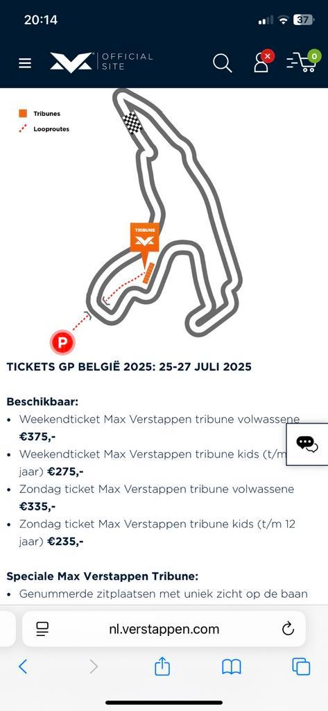 2x Formule 1 Spa Weekend tickets, Tickets en Kaartjes, Sport | Overige, Drie personen of meer, Juli