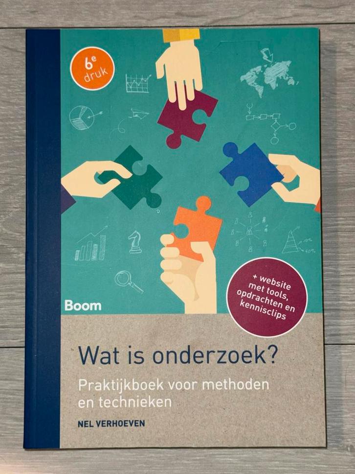 Wat is onderzoek? - HBO-V, Boeken, Studieboeken en Cursussen, Zo goed als nieuw, HBO, Gamma, Ophalen of Verzenden