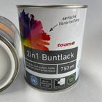 Toom 2 in 1 Lak Verf Binnen Buiten Wit Extra Mat 750ml, Wit, Toom, Nieuw, Toom