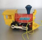 Fisher Price Locomotief 643/1964, Ophalen of Verzenden, Gebruikt, Duw- of Trekspeelgoed, Met geluid