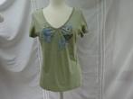 MEXX groen stretch shirt - maat S, Maat 38/40 (M), Mexx, Verzenden, Zo goed als nieuw