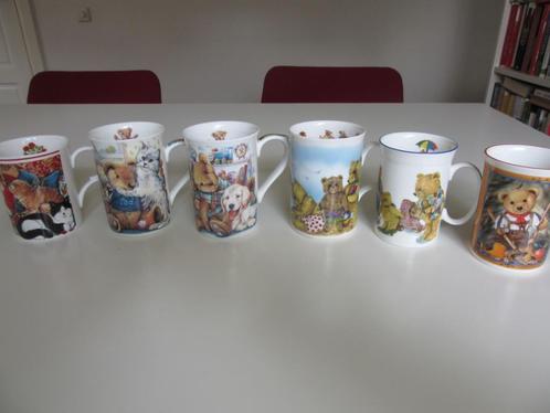 English Mugs-design Pets and Teds, Cats, Teddy-Bears - nwst., Huis en Inrichting, Keuken | Servies, Zo goed als nieuw, Overige typen