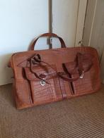 Vintage oude schooltas leer, Ophalen of Verzenden