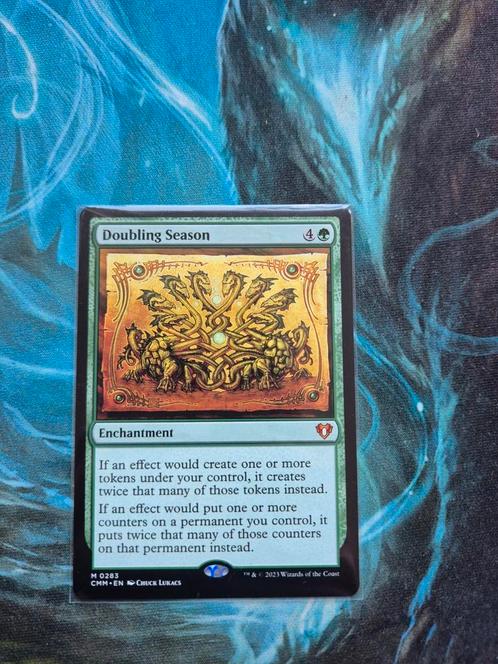Doubling Season - Commander Masters, Hobby en Vrije tijd, Verzamelkaartspellen | Magic the Gathering, Zo goed als nieuw, Losse kaart