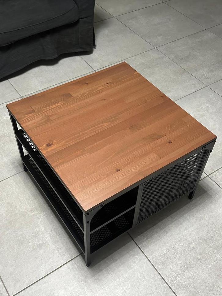 Salontafel, Huis en Inrichting, Tafels | Salontafels, Zo goed als nieuw, Minder dan 50 cm, 50 tot 100 cm, Rechthoekig, Ophalen