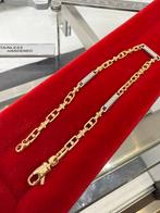 Prachtige 14 karaats gouden massieve monte carlo armband, Sieraden, Tassen en Uiterlijk, Ophalen of Verzenden, Nieuw, Goud