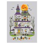 Borduurpakket Haunted Mansion 36 x 49 cm 14CT Aida, Ophalen of Verzenden, Nieuw, Handborduren, Borduurpakket
