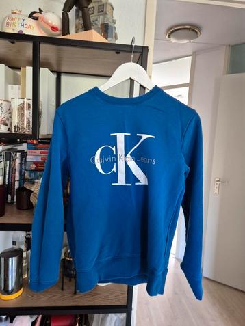 Calvin klein Jeans trui - blauw - maat: S beschikbaar voor biedingen