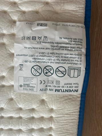 Inventum Elektrische Onderdeken 150x80 beschikbaar voor biedingen