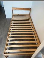 1 persoons bed met lattenbodem, Kinderen en Baby's, Kinderkamer | Bedden, Ophalen, 85 tot 100 cm, Zo goed als nieuw, Lattenbodem