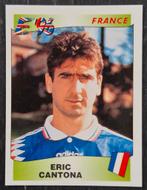 Panini sticker Eric Cantona - Frankrijk, EK 1996, Ophalen of Verzenden, Zo goed als nieuw, Buitenlandse clubs, Poster, Plaatje of Sticker