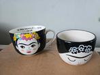 Frida Kahlo Mokken Set, Ophalen of Verzenden, Zo goed als nieuw