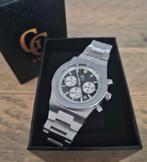 GG Luxe heren horloge NIEUW stainless steel, Overige merken, Nieuw, Ophalen of Verzenden, Waterdicht