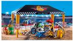 PLAYMOBIL 70552 StuntShow werkplek Tent 49 delig, Ophalen of Verzenden, Nieuw, Complete set